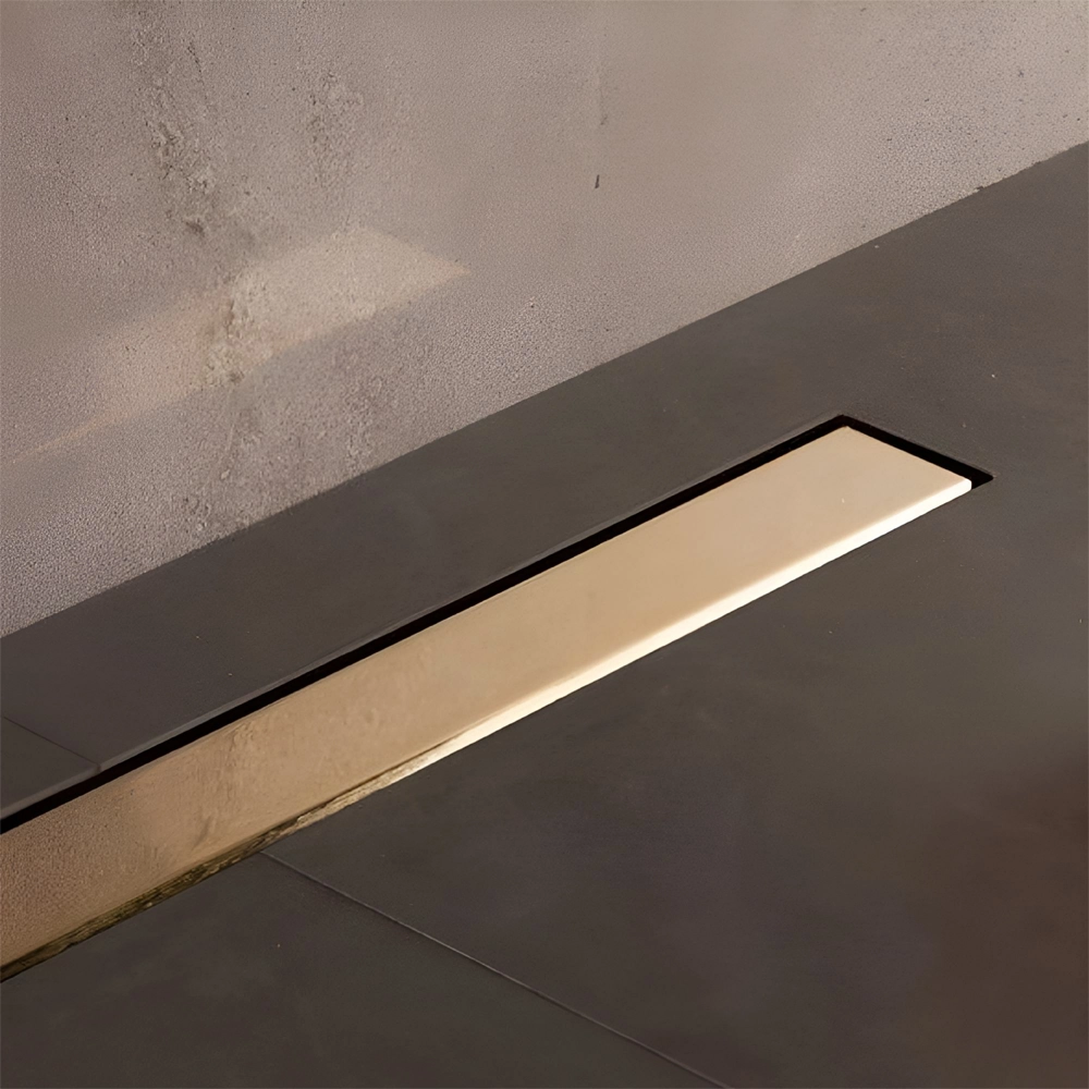 Душевой лоток Confluo Фреймлес Лайн (Frameless Line) Золото 550